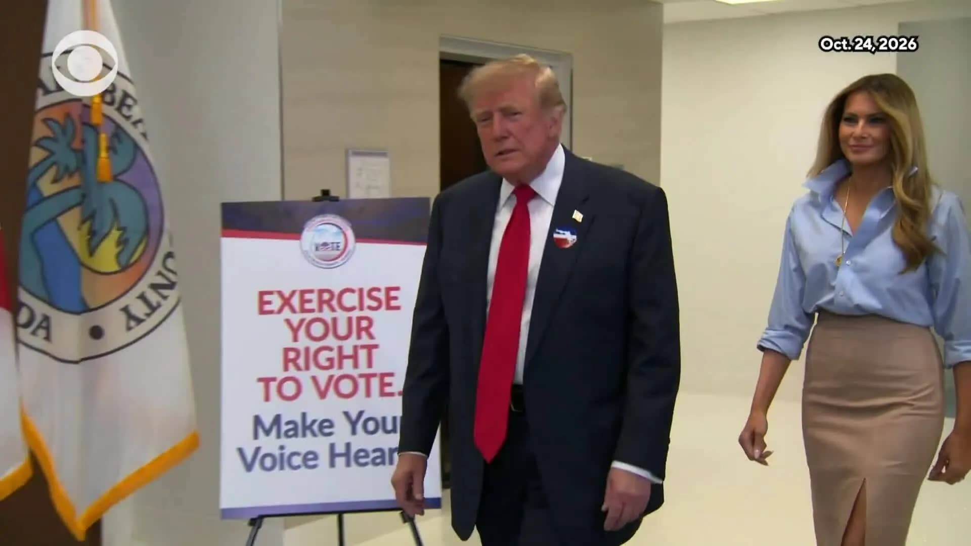 Ông Trump bỏ phiếu sớm bầu cử giữa kỳ
