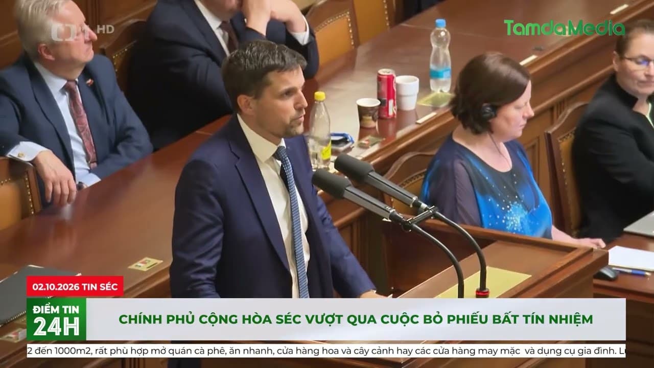 Chính phủ Cộng hòa Séc vượt qua cuộc bỏ phiếu bất tín nhiệm