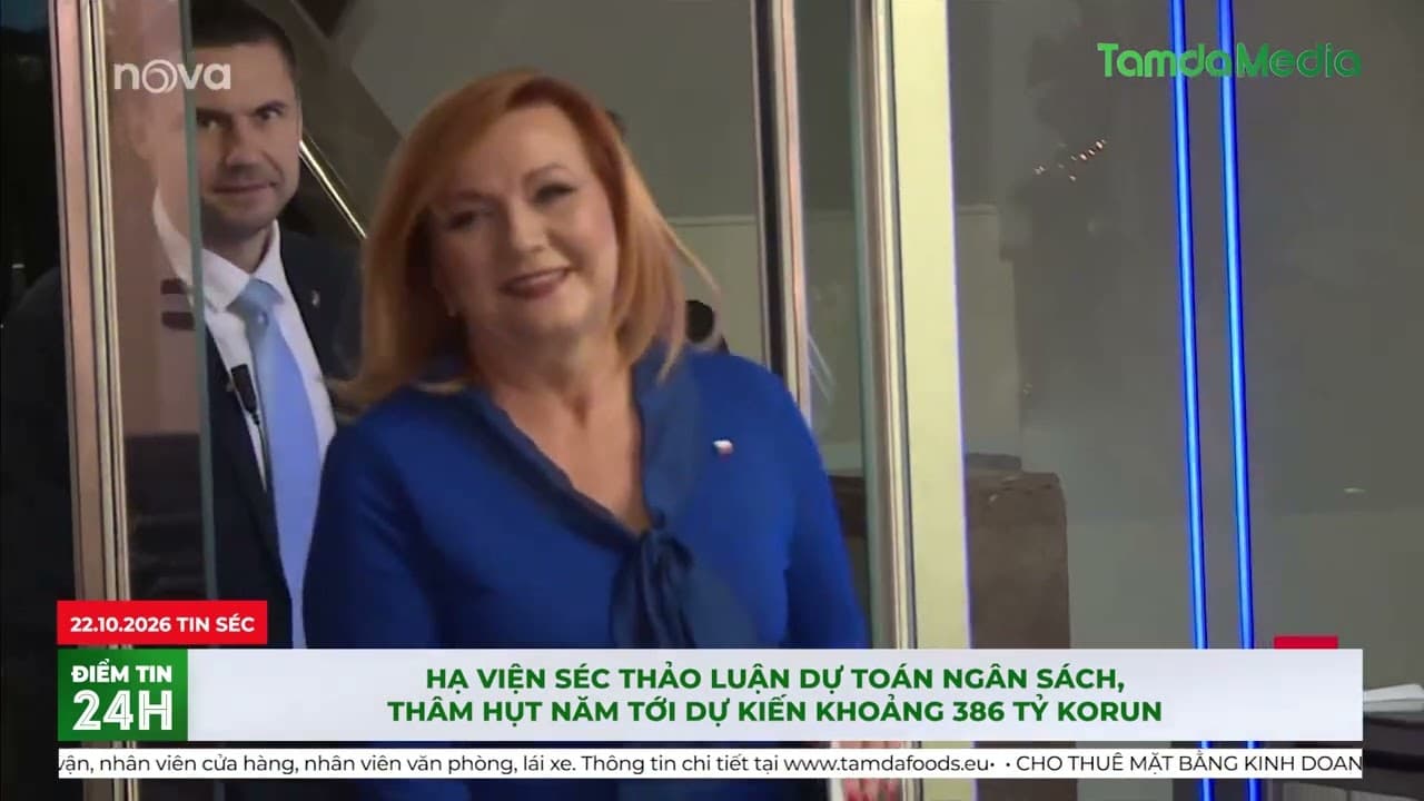 Hạ viện Séc thảo luận dự toán ngân sách, thâm hụt năm tới dự kiến 386 tỷ korun