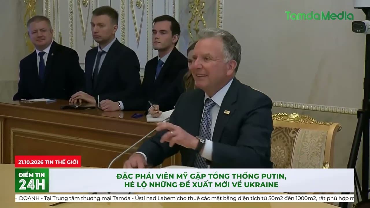 Đặc phái viên Mỹ gặp Tổng thống Putin, hé lộ những đề xuất mới về Ukraine