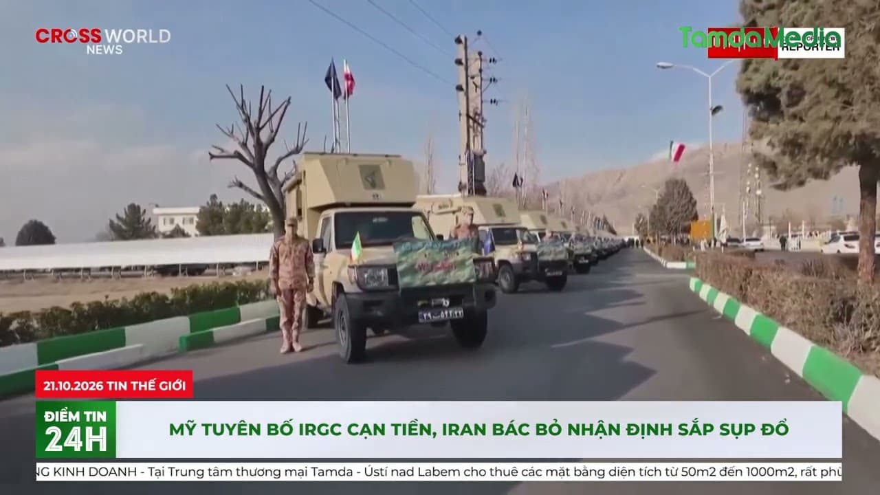 Mỹ tuyên bố IRGC cạn tiền, Iran bác bỏ nhận định sắp sụp đổ