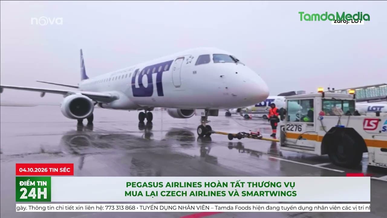 Pegasus Airlines hoàn tất thương vụ mua lại Czech Airlines và Smartwings