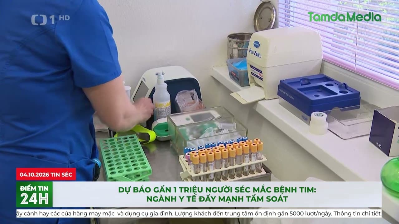 Dự báo gần 1 triệu người Séc mắc bệnh tim Ngành y tế đẩy mạnh tầm soát