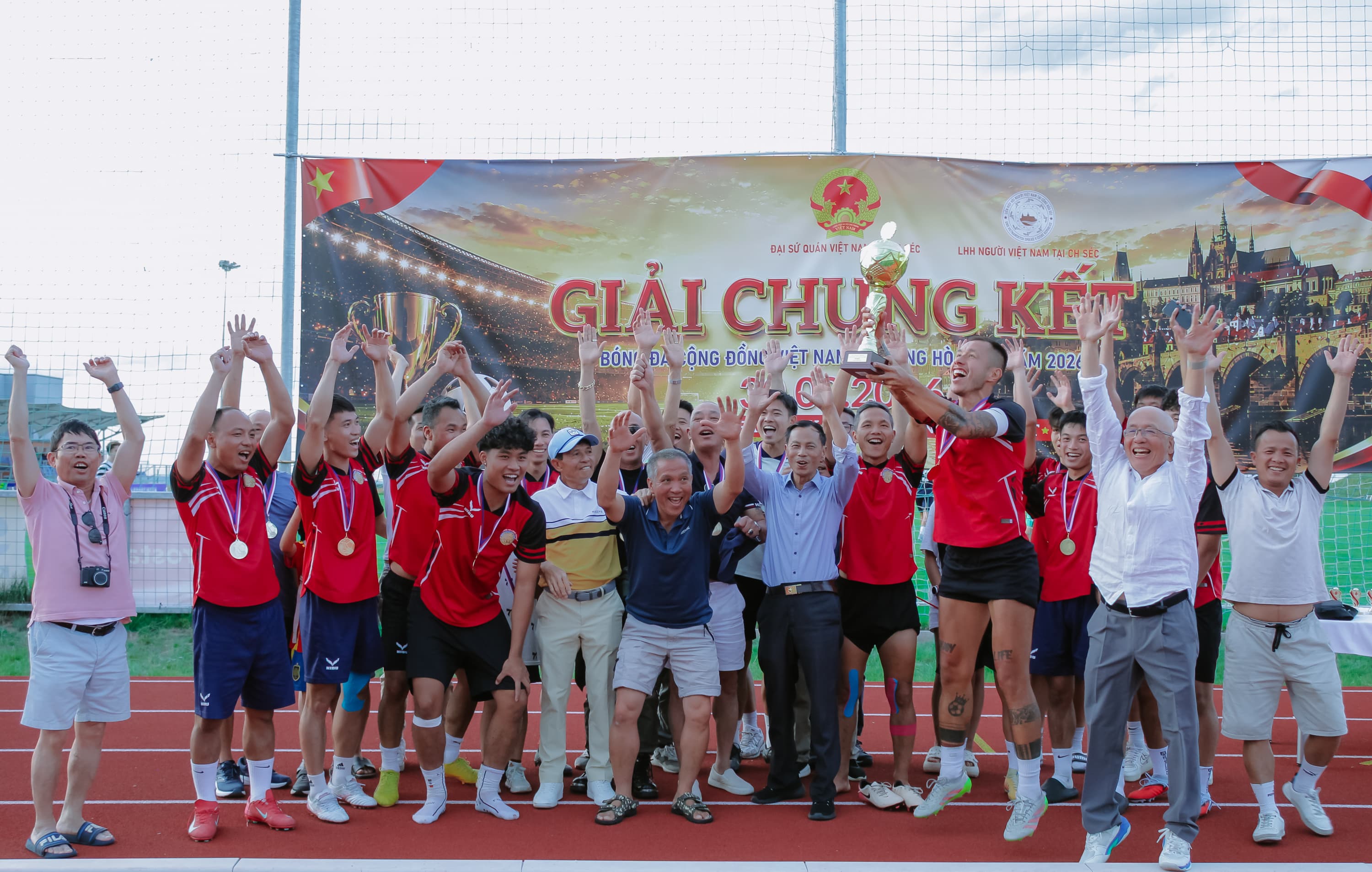 FC Chomutov vô địch Giải bóng đá cộng đồng người Việt tại CH Séc 2026