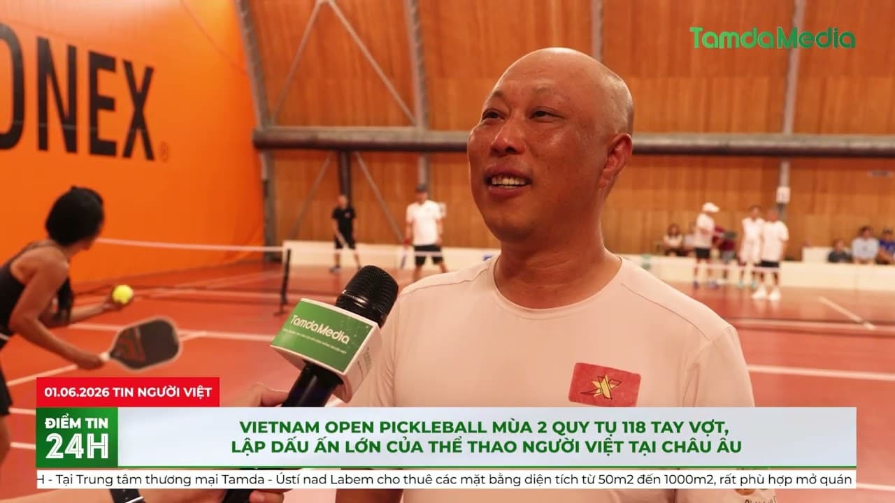 Vietnam Open Pickleball mùa 2 quy tụ 118 tay vợt, lập dấu ấn lớn của thể thao người Việt tại châu Âu