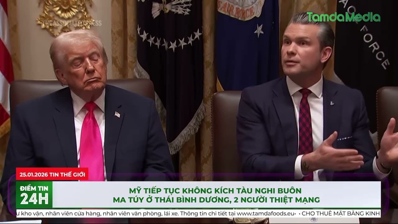 Mỹ tiếp tục không kích tàu nghi buôn ma túy ở Thái Bình Dương, 2 người thiệt mạng
