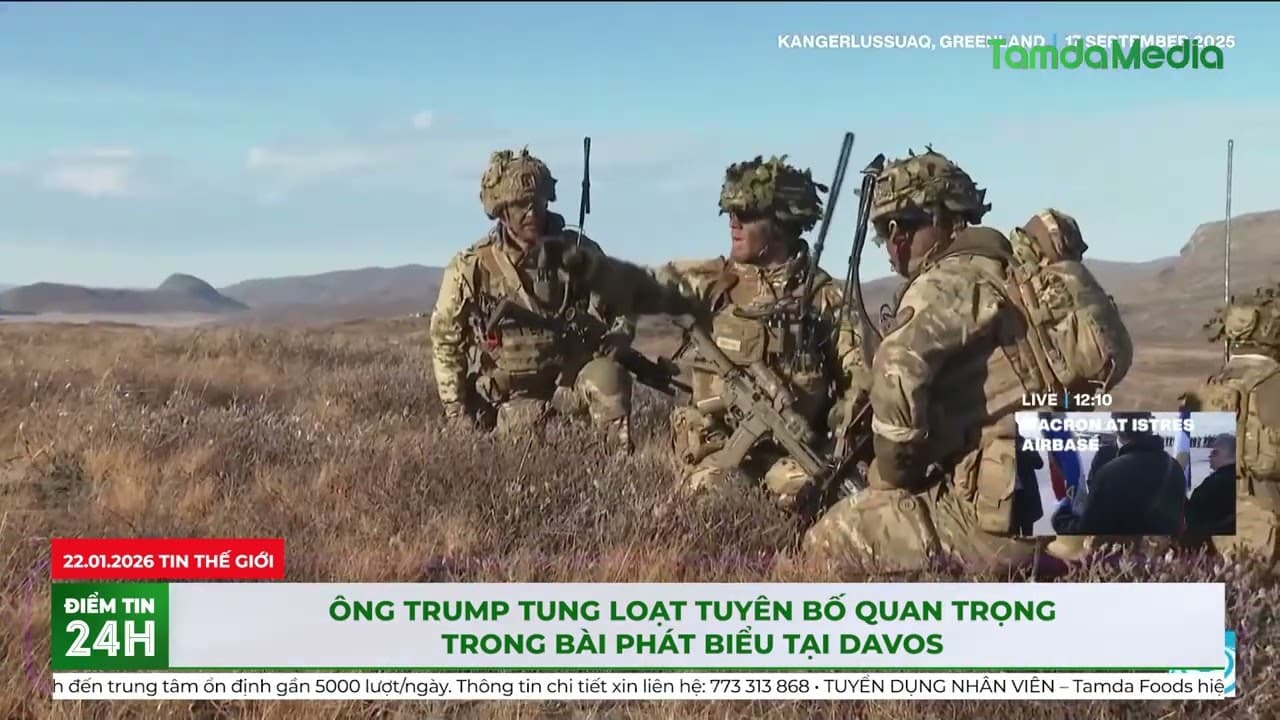 Ông Trump tung loạt tuyên bố quan trọng trong bài phát biểu tại Davos