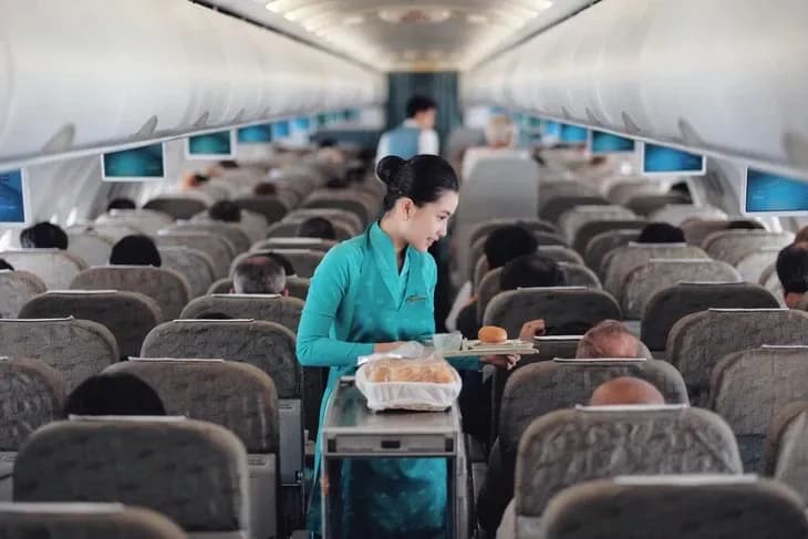 Hành khách Vietnam Airlines có thể báo trước 'không ăn trên máy bay'