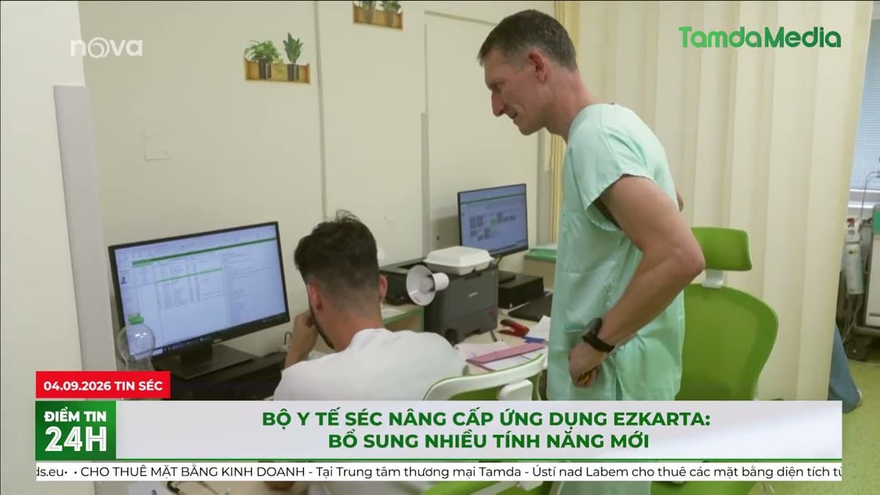 Bộ Y tế Séc nâng cấp ứng dụng EZKarta Bổ sung nhiều tính năng mới