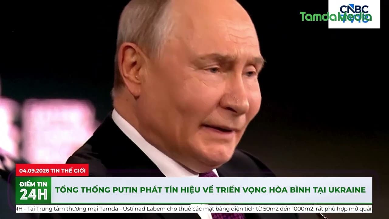 Tổng thống Putin phát tín hiệu về triển vọng hòa bình tại Ukraine