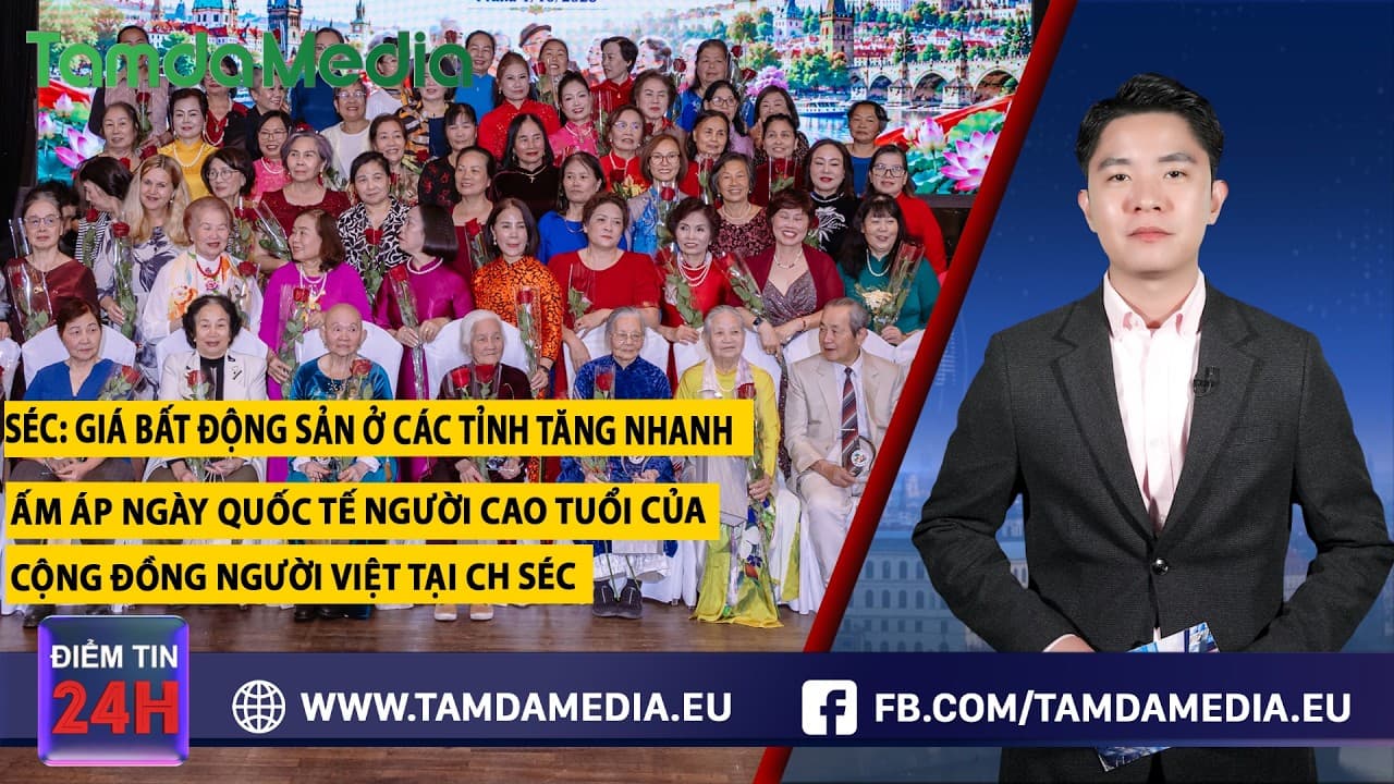 TamdaMedia | ĐIỂM TIN 24H - 02.10.2026 | Mua nhà tại Séc: Giá bất động sản ở các tỉnh tăng nhanh