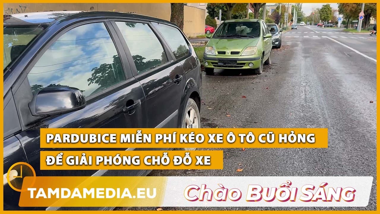 TamdaMedia | CHÀO BUỔI SÁNG - 28.09.2026 | Pardubice miễn phí kéo xe hỏng để giải phóng chỗ đỗ xe