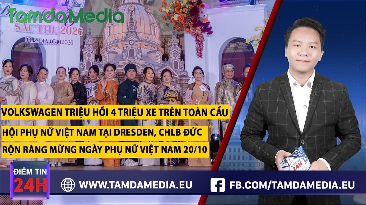 TamdaMedia | ĐIỂM TIN 24H - 05.10.2026 | Volkswagen triệu hồi xe, 200.000 xe tại Séc bị ảnh hưởng